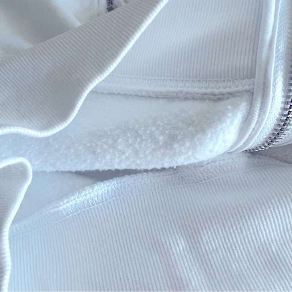 White Cropped Hoodie 🤍 - Picture 6 of 10